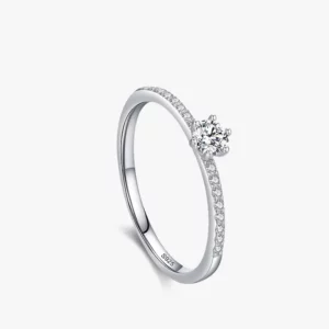 Bague en argent 925 diamant veronia 2